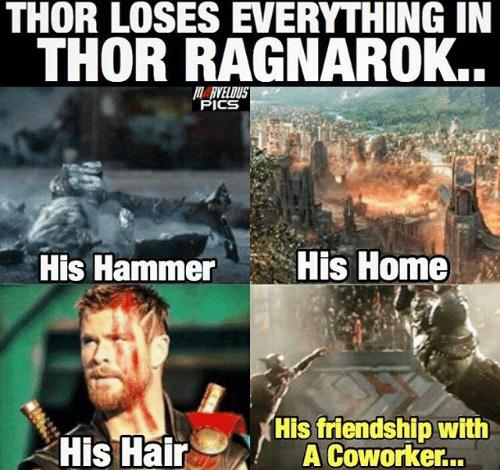 Meme Thor Ragnarok